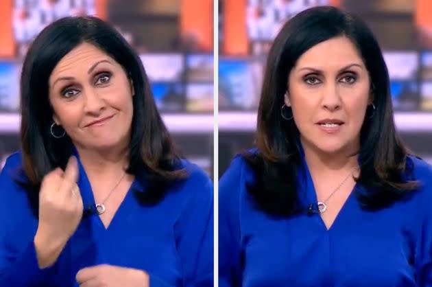 BBC news anchor Maryam Moshiri