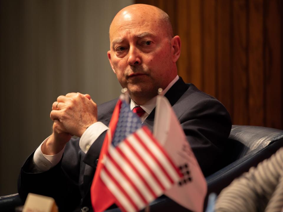 Former NATO Supreme Allied Commander Europe James Stavridis attends a panel in Washington, DC on January 30, 2019