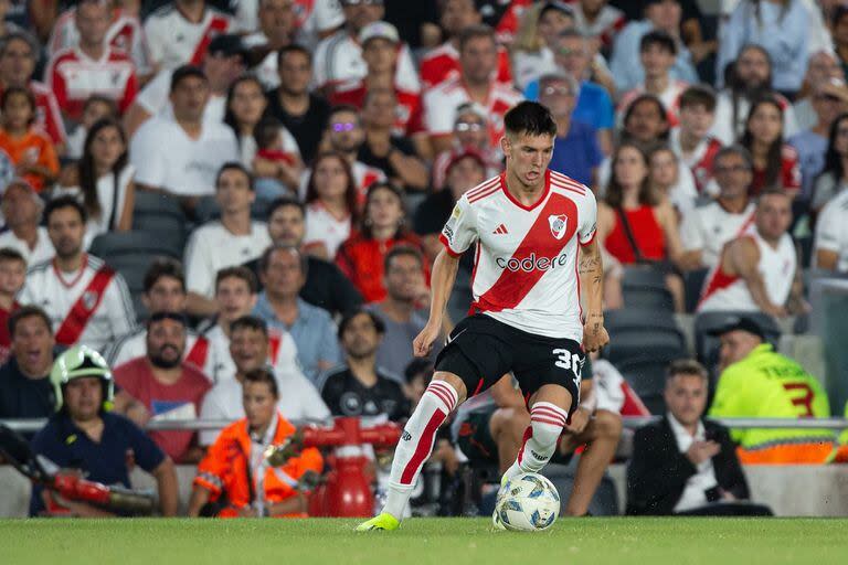 Franco Mastantuono se perfila para ser titular nuevamente en River ante Vélez