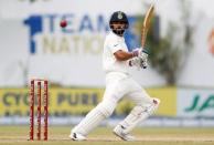 Cricket - Sri Lanka v India - First Test Match - Galle, Sri Lanka - July 29, 2017 - India's captain Virat Kohli in action. REUTERS/Dinuka Liyanawatte