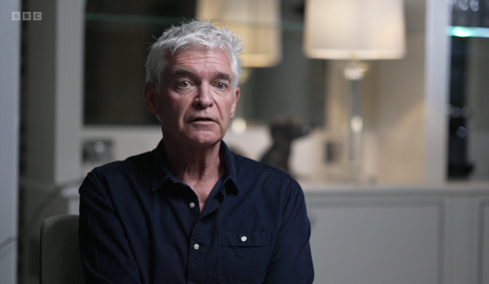 Phillip Schofield during his BBC interview (BBC)