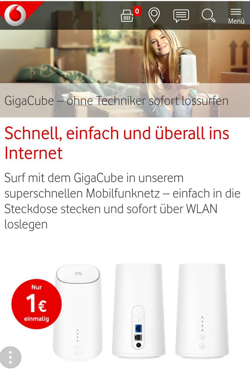 <p>Wann wohl die Verantwortlichen bei Vodafone das letzte Mal „Mensch ärgere Dich nicht“ gespielt haben? Mit der Form eines Würfels scheinen sie jedenfalls weniger gut vertraut zu sein. Oder warum heißt der neue WLAN-Router „GigaCube“ (dt. GigaWürfel)? Zwölf gleich lange Kanten sucht man hier jedenfalls vergeblich. Von Ecken ist bei dem abgerundeten Gerät ebenfalls nichts zu sehen. „Bitte das Marketingteam in die Mathenachhilfe schicken. Das ist, wenn überhaupt, ein Gigazylinder“, schlug Twitter-Nutzer Revilopsa dem Unternehmen vor. (Bild: Twitter/Revilopsa) </p>