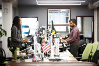 Employees work at the TaskRabbit office in San Francisco, California, U.S., September 13, 2018. REUTERS/Stephen Lam