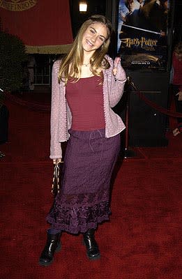 Caitlin Wachs at the Hollywood premiere of Warner Brothers' Harry Potter and The Chamber of Secrets