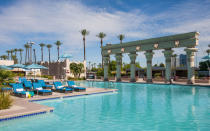 <p>With more than 18 properties throughout the U.S., MGM Resorts was the first resort company in Las Vegas to begin heavily marketing to LGBT travelers. The events are amazing, too. Luxor offered the original LGBT-focused pool party in the city (Temptation Sundays), and Gay Days Las Vegas has called Luxor home for the last three years.</p><p>MGM Resorts has been the presenting sponsor of Las Vegas PRIDE Parade for a few years and the resorts wedding chapels have long offered commitment ceremonies to same-sex couples.</p>