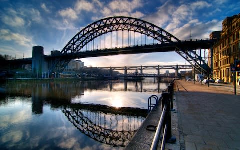 The Tyne Bridge is not so dissimilar to the Sydney Harbour Bridge - Credit: Getty