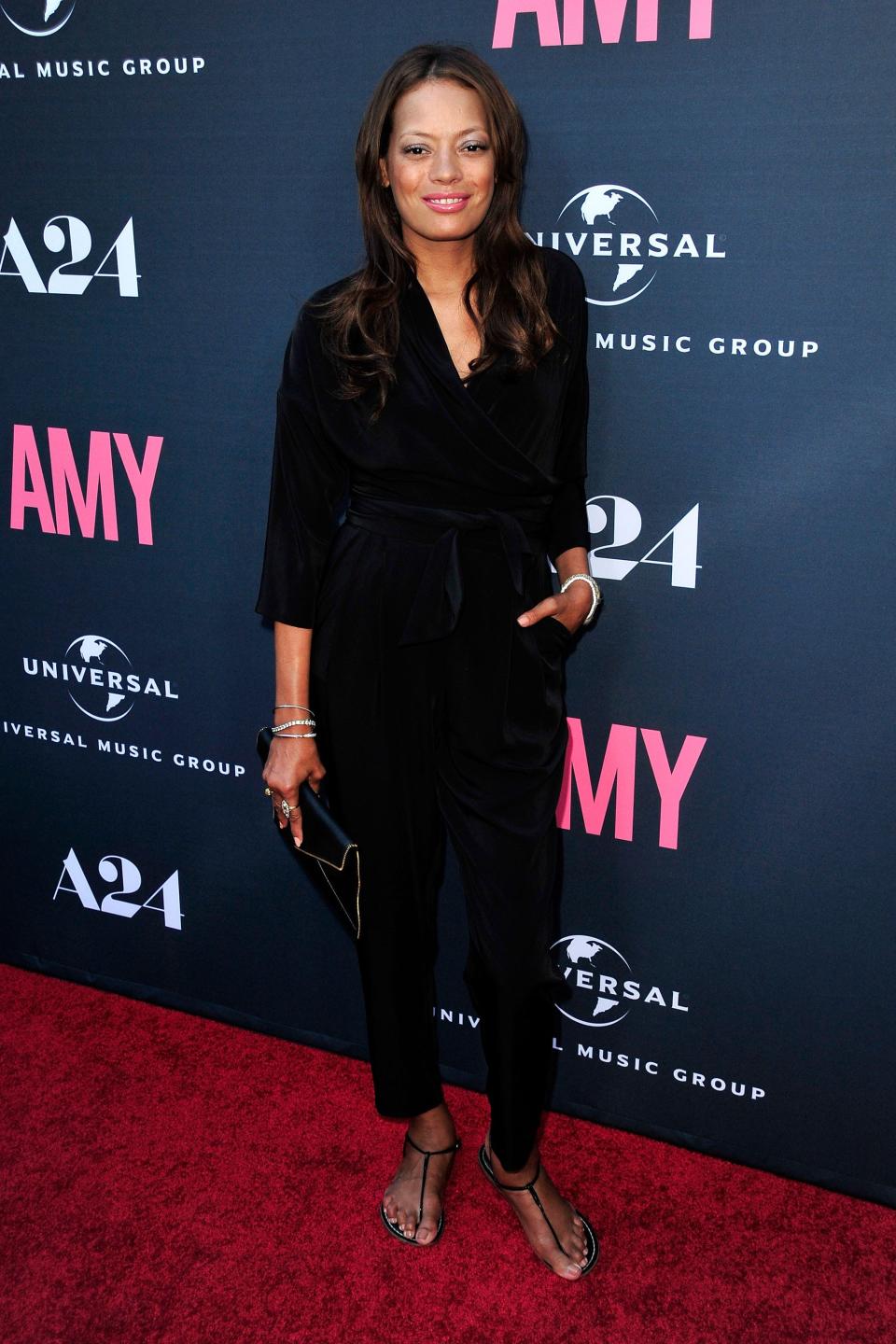 Keisha Nash Whitaker attends the premiere of "Amy" at ArcLight Cinemas on June 25, 2015, in Hollywood, California.