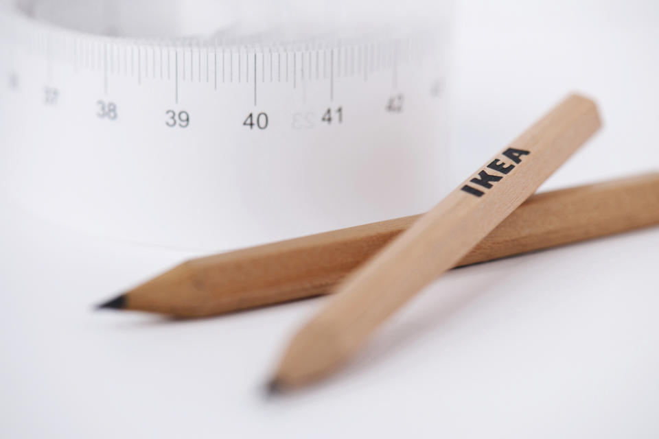 Pencil and Tape Measure