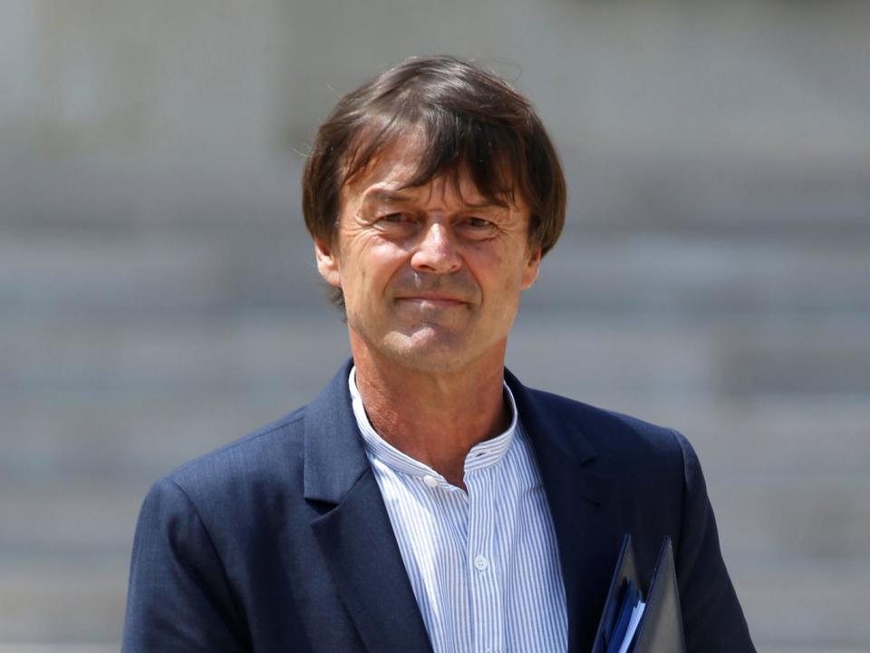 French Minister of Ecological and Social Transition Nicolas Hulot leaves the weekly cabinet meeting at the Elysee Palace in Paris, France, June 22, 2017. (Reuters)