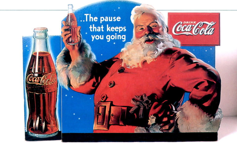 Artist Haddon Sundblom's depiction of Santa Claus for Coca-Cola helped shape what he looks like today. Source: Getty Images