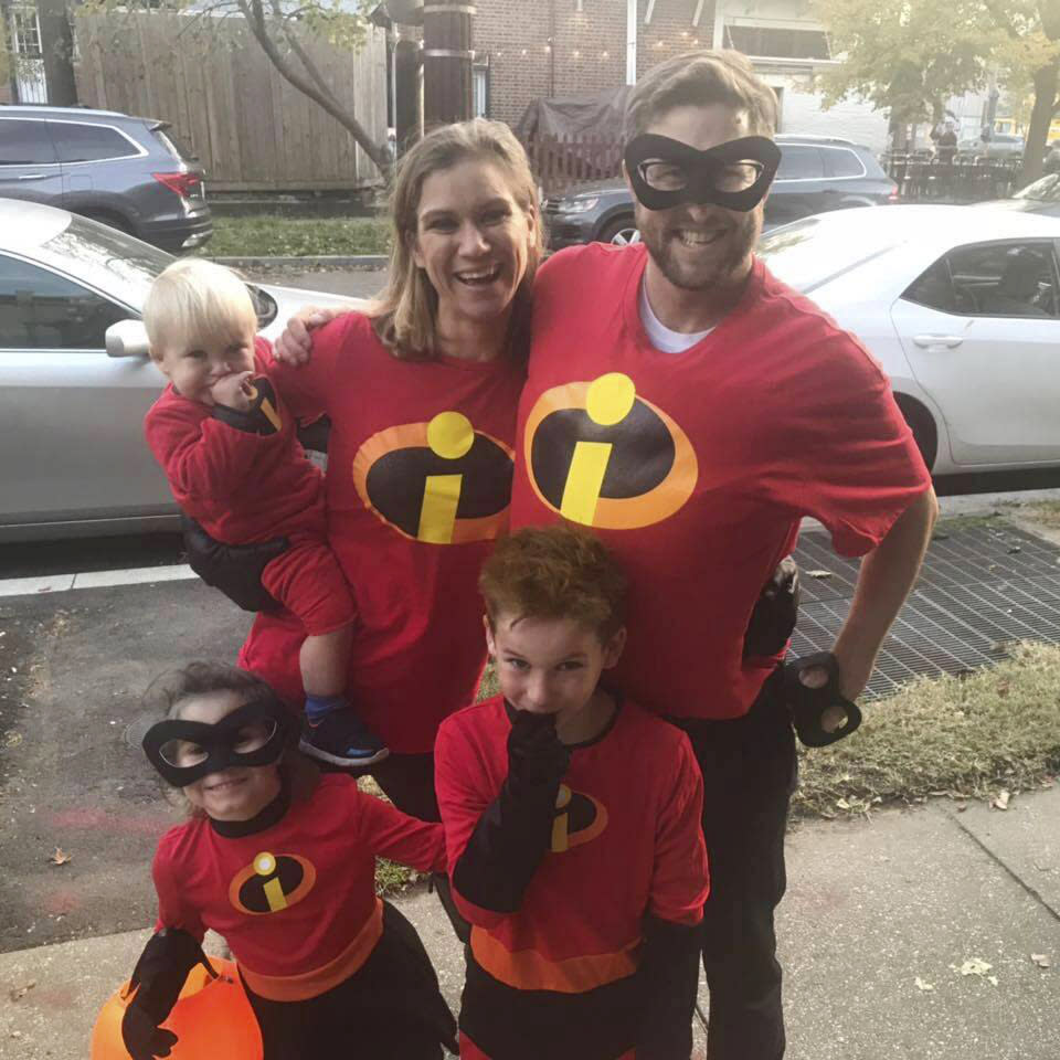 This undated image posted on Maeve Kennedy Townsend McKean's Facebook account shows her with her family, including her son Gideon Joseph Kennedy McKean, bottom right. Authorities were searching for the daughter and a grandson of former Maryland Lt. Gov. Kathleen Kennedy Townsend on Friday, April 3, 2020, after a canoe they were paddling in the Chesapeake Bay didn’t return to shore. (Twitter via AP)