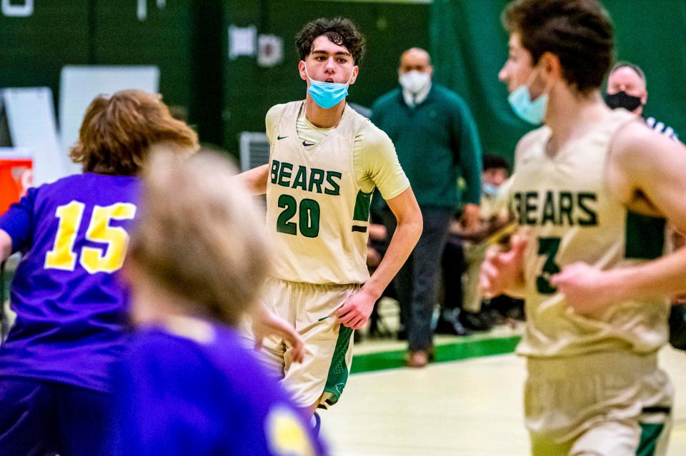 GNB Voc-Tech's Camden Morin runs the offense for the Bears in the MIAA Tournament home game against Monty Tech.