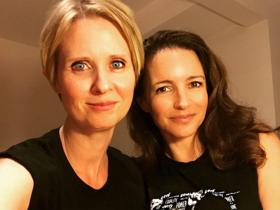 Kristin Davis und Cynthia Nixon