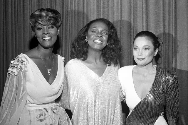 <p>MediaPunch/Shutterstock </p> Dionne Warwick, Thelma Houston and Carol Connors