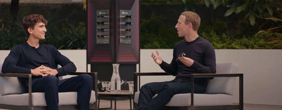 Mark Zuckerberg & Rocco Basilico introduce Ray-Ban Stories