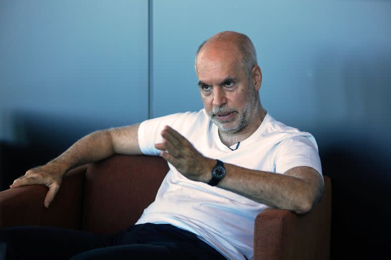 El jefe de gobierno de la Ciudad de Buenos Aires, Horacio Rodríguez Larreta