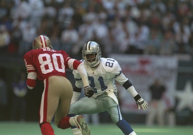 Deion Sanders says he's going to suit up in the Pro Bowl, wants Jerry Rice  to do same