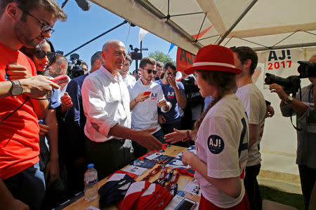 French presidential hopeful Alain Juppe attends the Les Republicains (LR) political party summer camp in La Baule, France, September 3, 2016. REUTERS/Stephane Mahe