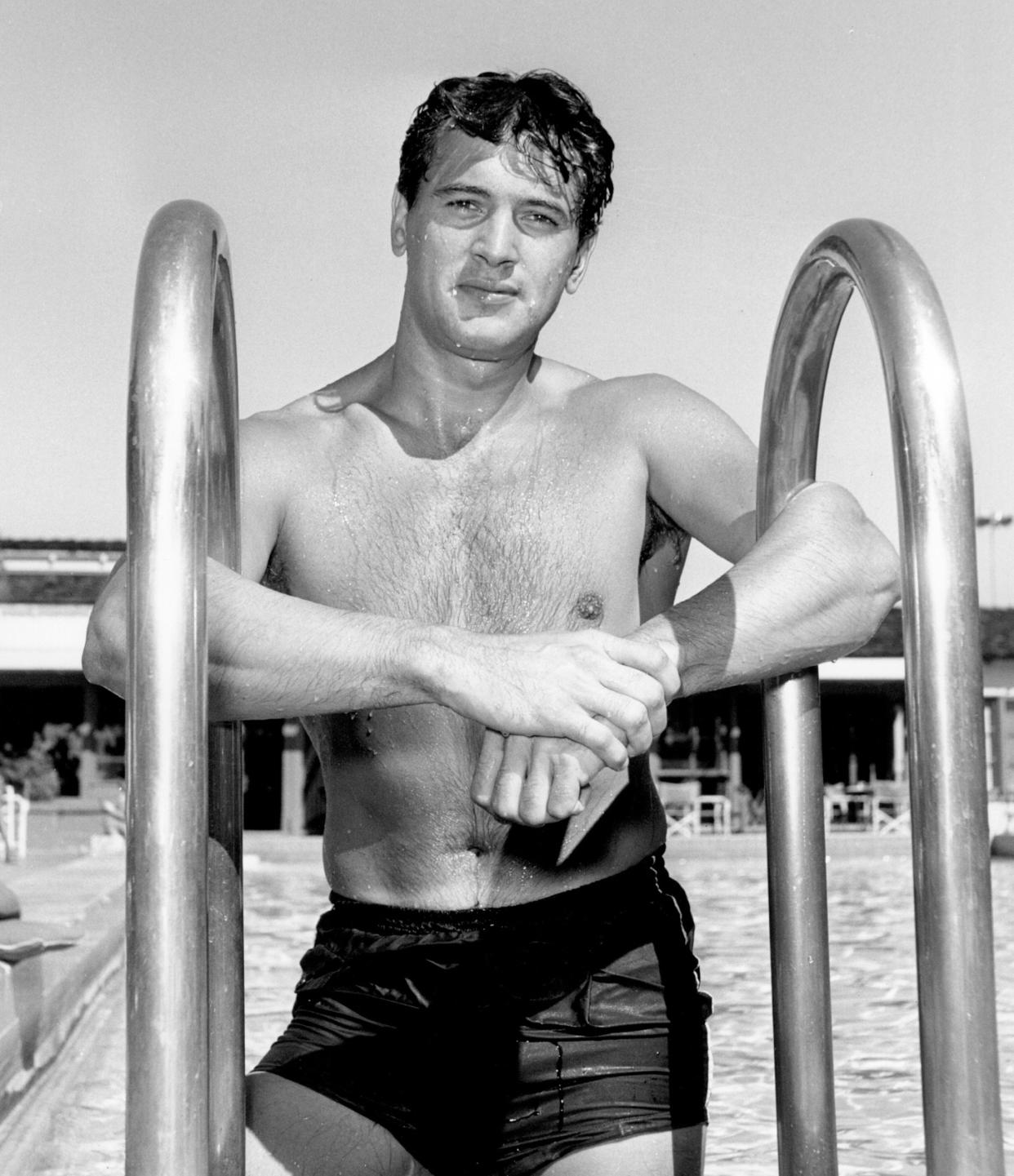 Rock Hudson, 1954. (Courtesy Photofest/HBO)