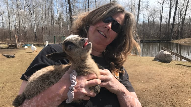 Get your goat: Animal yoga a hit at Manitoba farm