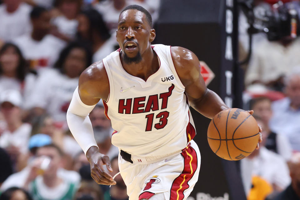 Miami's Bam Adebayo leads the second tier of fantasy basketball centers.