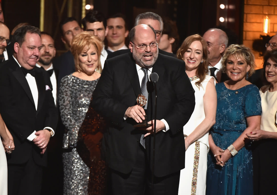 EGOT winner producer Scott Rudin and the cast of "Hello, Dolly" accept the award for Best Revival of a Musical onstage during the 2017 Tony Awards at Radio City Music Hall on June 11, 2017, in New York City.<p>Theo Wargo/Getty Images</p>