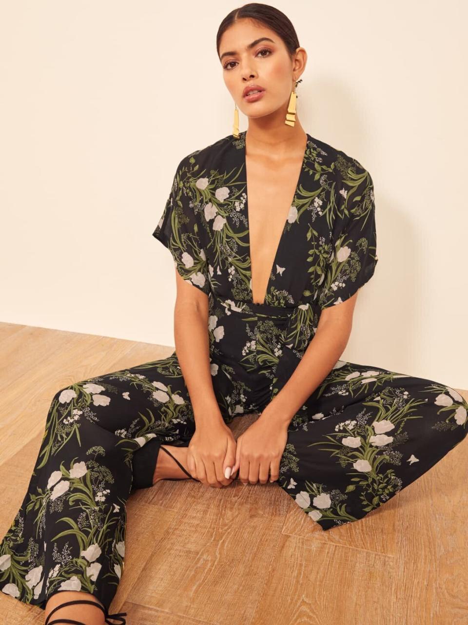 You'll look as pretty as a picture in this printed jumpsuit. <strong><a href="https://fave.co/368Gec1" target="_blank" rel="noopener noreferrer">Get it for $278 at Reformation</a></strong>.