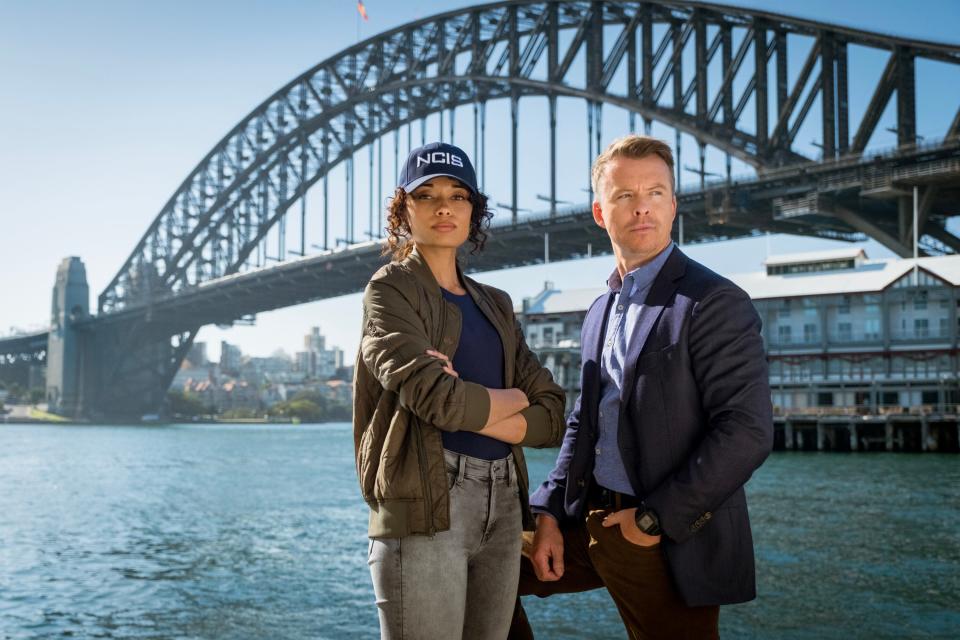 Olivia Swann and Todd Lasance, Australian actors unknown to American viewers, star in "NCIS: Sydney," a foreign edition of the long-running franchise that CBS will use to fill its fall schedule during prolonged Hollywood strikes.