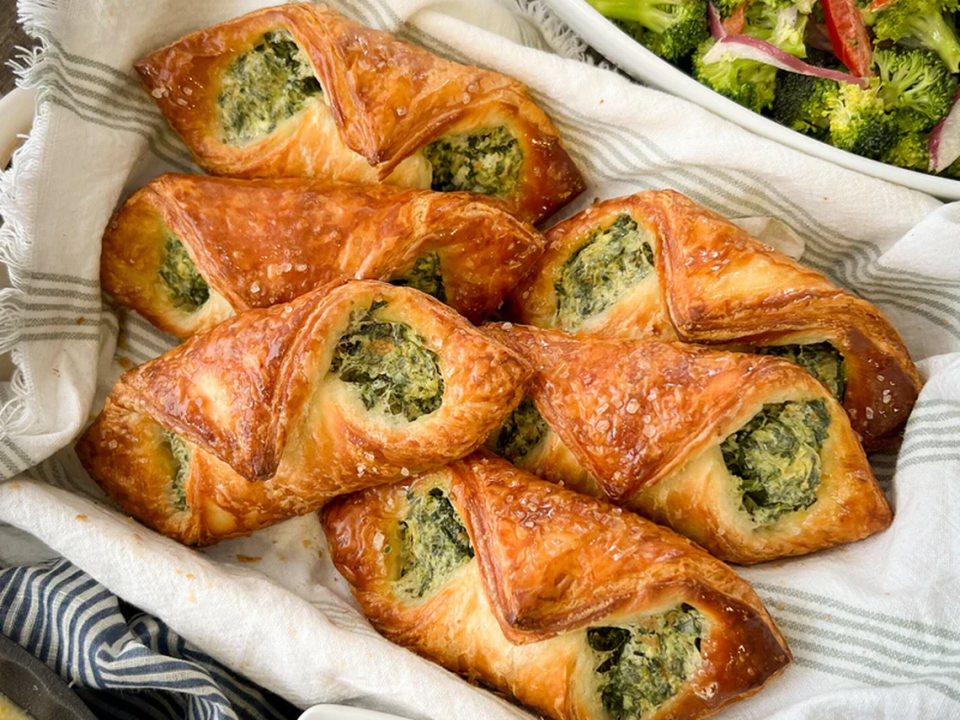 Table & Twine’s Spinach and Ricotta Stuffed Croissants.