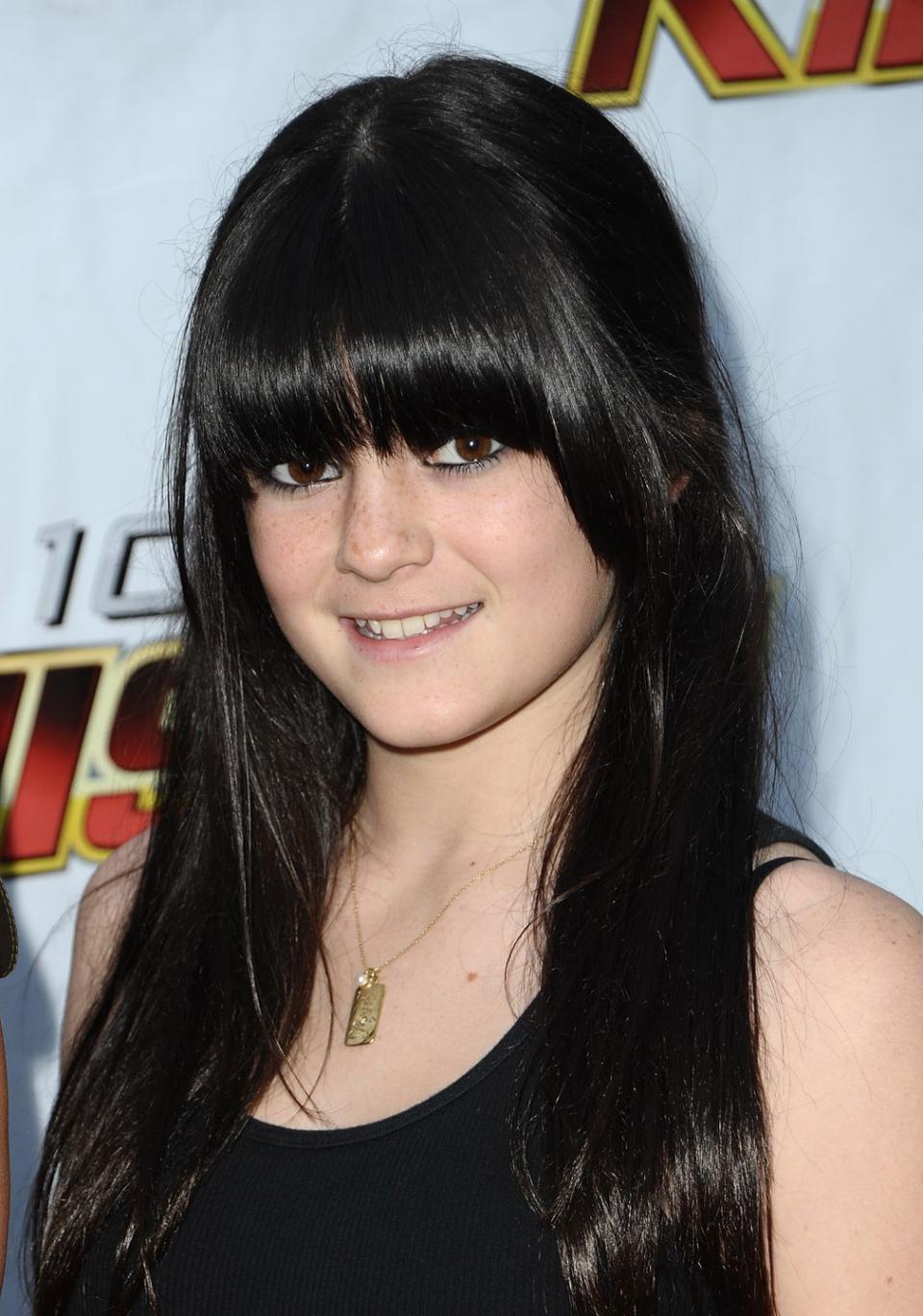 <p>Kylie is still just 12 years old here, but she's clearly getting a bit of that teenage spirit with her black eyeliner and heavy fringe.</p><p>We've always though Kylie was a secret emo kid and this picture only helps to further our conspiracy theory.</p>