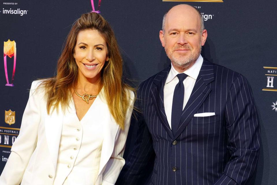 <p>Jeff Kravitz/FilmMagic</p> Suzy Shuster and Rich Eisen attend the 11th Annual NFL Honors at YouTube Theater on February 10, 2022 in Inglewood, California