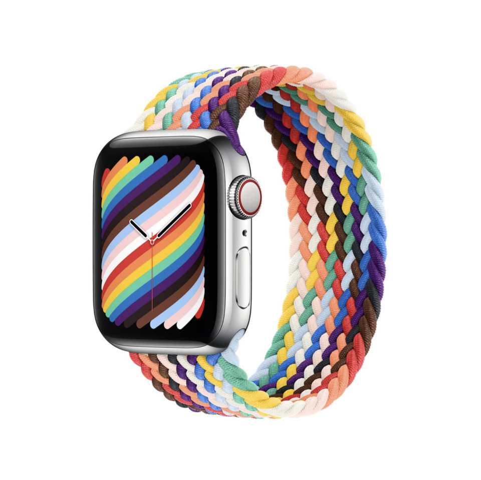 Apple Pride Edition Braided Solo Loop (Photo via Apple)