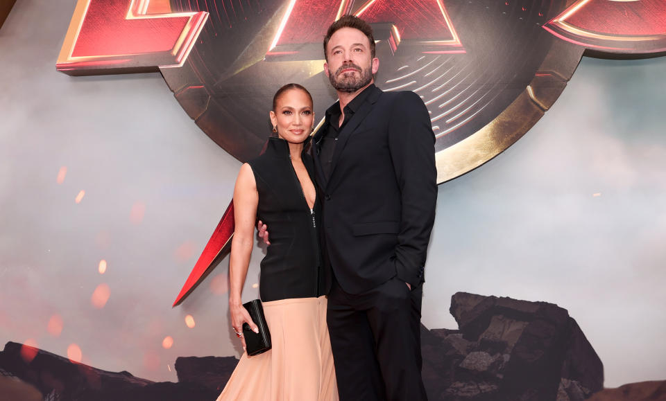 Jennifer Lopez and Ben Affleck at the premiere of 