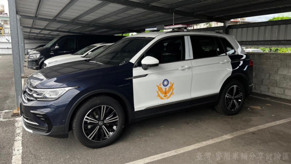 Volkswagen Tiguan警車還未正式亮相，疑為台東縣警察局警車新血。(圖片來源 / 臺灣-警用車輛分享討論區授權)