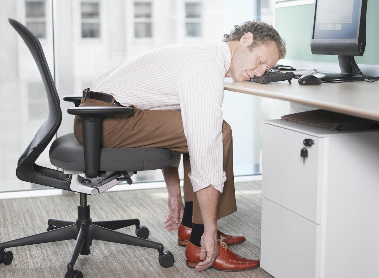 If your boss is biased, this is a logical response. <a href="https://www.gettyimages.com/detail/photo/businessman-sleeping-on-computer-keyboard-royalty-free-image/85406503" rel="nofollow noopener" target="_blank" data-ylk="slk:Robert Daly/OJO Images via Getty Images;elm:context_link;itc:0;sec:content-canvas" class="link ">Robert Daly/OJO Images via Getty Images</a>