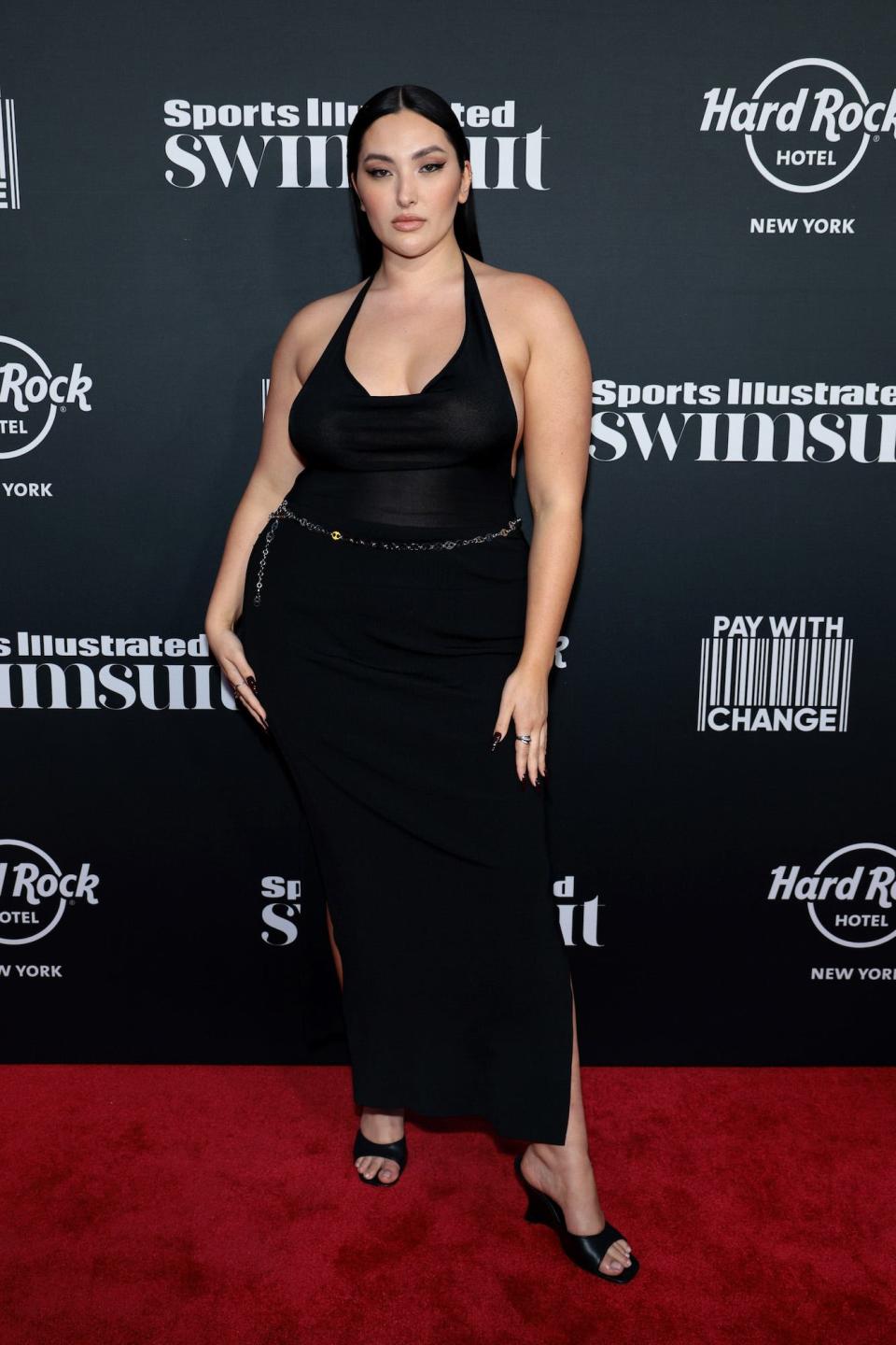 Yumi Nu attends the Sports Illustrated swimsuit issue launch party.