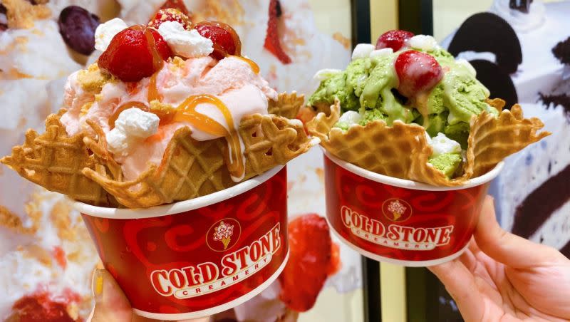 ▲雙十國慶COLD STONE「第二杯10元」！7-11內酷聖石店中店同享優惠。31冰淇淋「尋找31」萬聖節優惠活動，只要出示任何有「3」和「1」的物件，就能夠免費再多吃1球冰淇淋。（圖／取自COLD STONE粉專）