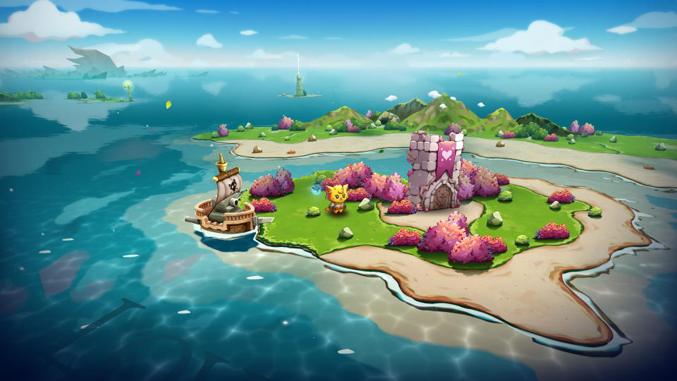Promotional screenshot of Cat Quest: Pirates of the Purribean