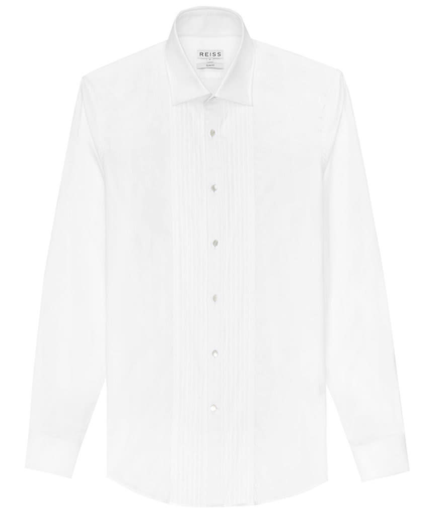 Reiss Angel Slim-Fit Dress Shirt in White