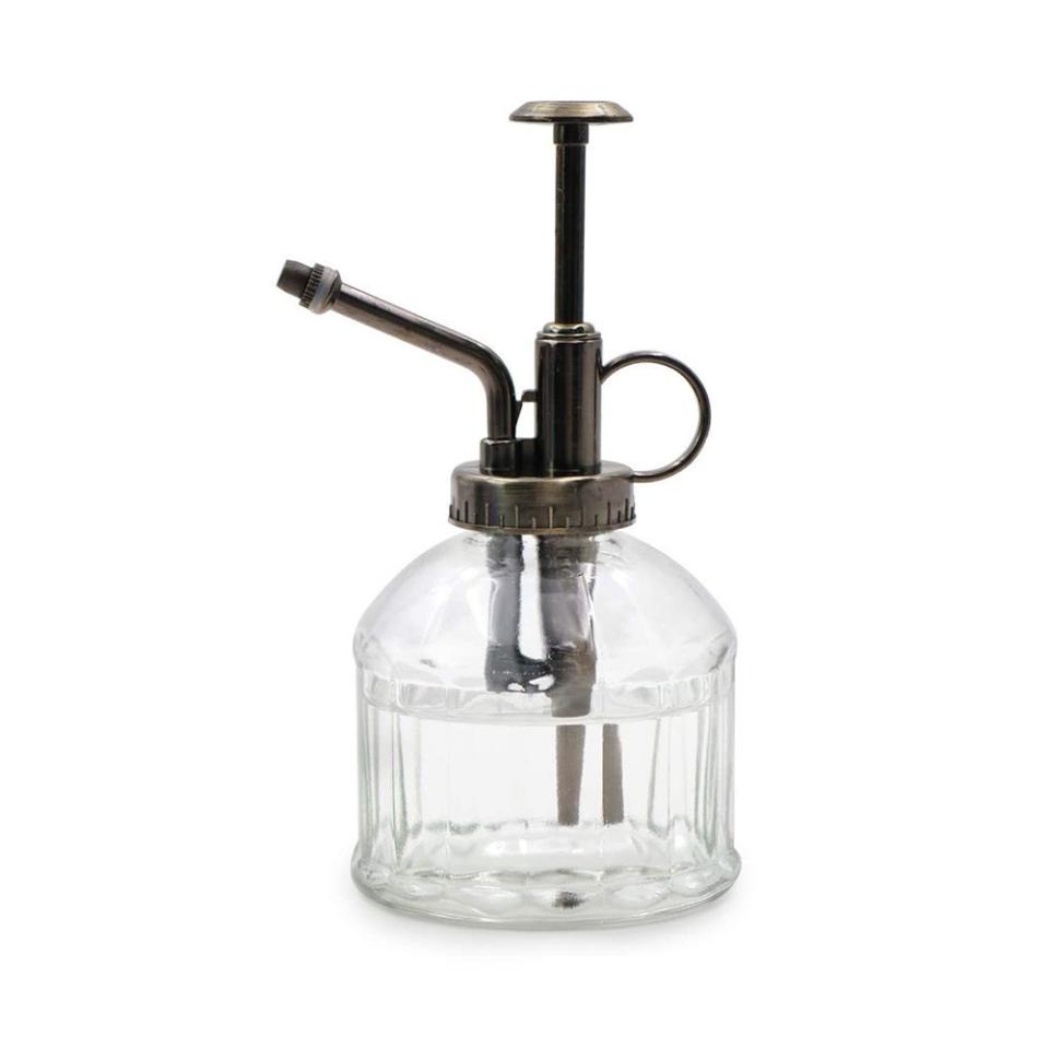 Transparent Glass Watering Spray Bottle