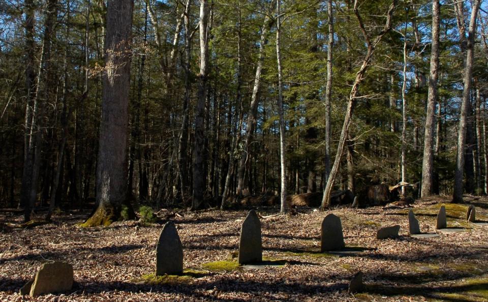 Primitive Baptist Church cemetery is in Cades Cove at Great Smoky Mountains National Park.