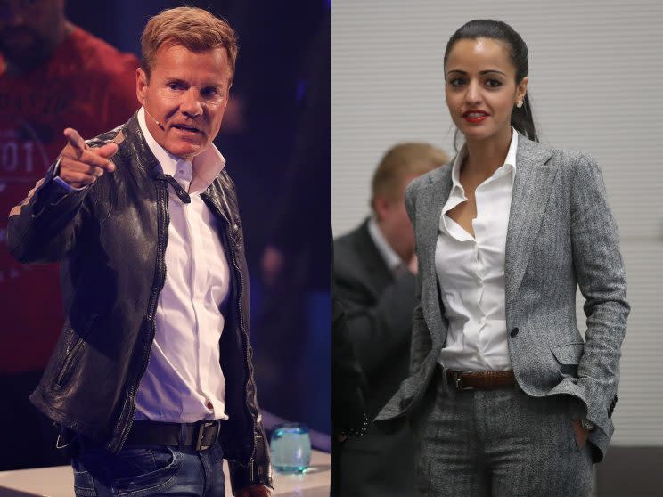 Sawsan Chebli sieht Dieter Bohlens Aussagen bei der Castingshow “Das Supertalent” als problematisch an. (Bilder: Florian Ebener/Getty Images, Bohlen und Sean Gallup/Getty Images, Chebli)