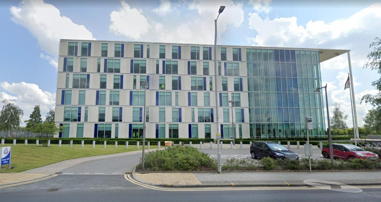 Greater Manchester Police (GMP) HQ in Northampton Rd (Picture: Google Maps)