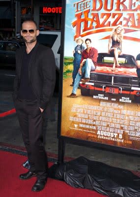  Premiere: <a href="/movie/contributor/1800360159" data-ylk="slk:Seann William Scott;elm:context_link;itc:0;sec:content-canvas" class="link ">Seann William Scott</a> at the Hollywood premiere of Warner Bros. Pictures' <a href="/movie/1808509770/info" data-ylk="slk:The Dukes of Hazzard;elm:context_link;itc:0;sec:content-canvas" class="link ">The Dukes of Hazzard</a> - 7/28/2005<br>Photo: <a href="http://www.wireimage.com/" rel="nofollow noopener" target="_blank" data-ylk="slk:Steve Granitz, WireImage.com;elm:context_link;itc:0;sec:content-canvas" class="link ">Steve Granitz, WireImage.com</a>