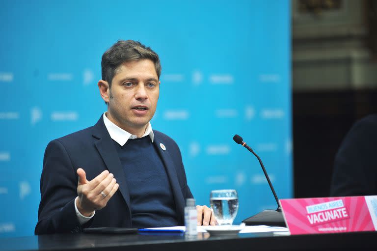 El gobernador Axel Kicillof anunció la semana pasada el "pase sanitario"