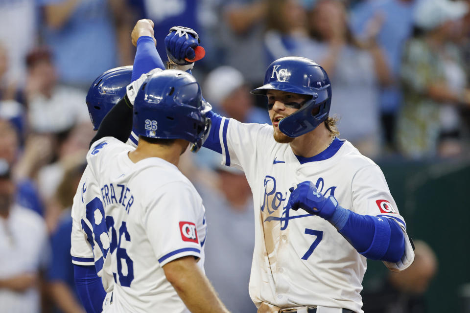 Bobby Witt Jr. homers, triples and doubles in the Royals' 104 win over