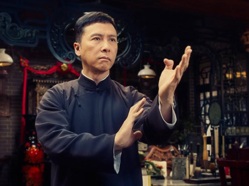 Donnie Yen gets his stuntmen to show off some impressive fighting moves in his new video challenge.