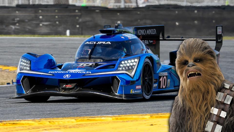 Here's Why Acura's IMSA GTP Race Car Sounds Just Like Chewbacca photo