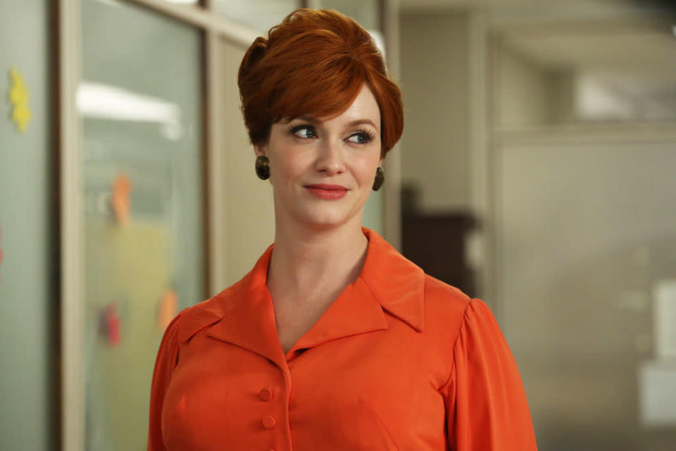 Joan Harris (Christina Hendricks) in the "Mad Men" Season 6 finale, "In Care Of."