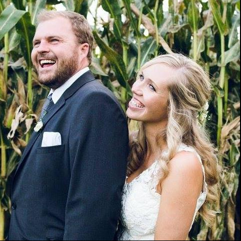 Matthew and Kari Turner pictured on their wedding day. Source: Facebook